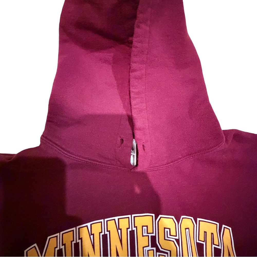 Campus Colors Maroon Hoodie- size large - Picture 4 of 5